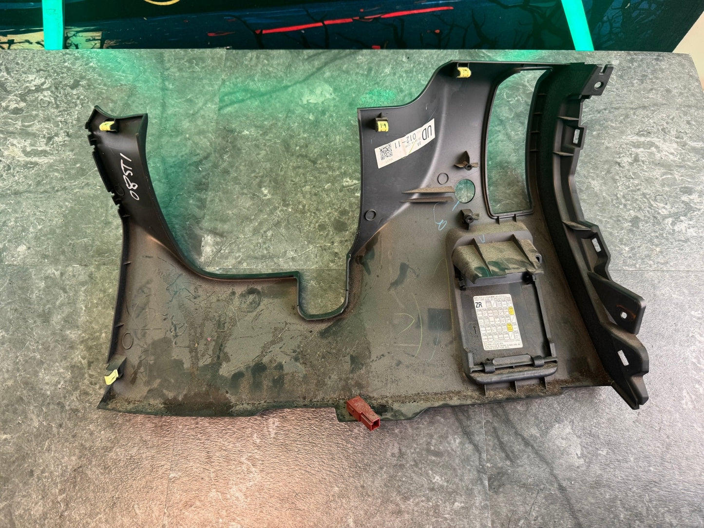 2008-2014 Subaru WRX STi OEM Driver Dash Kick Panel Trim Under Steering Column