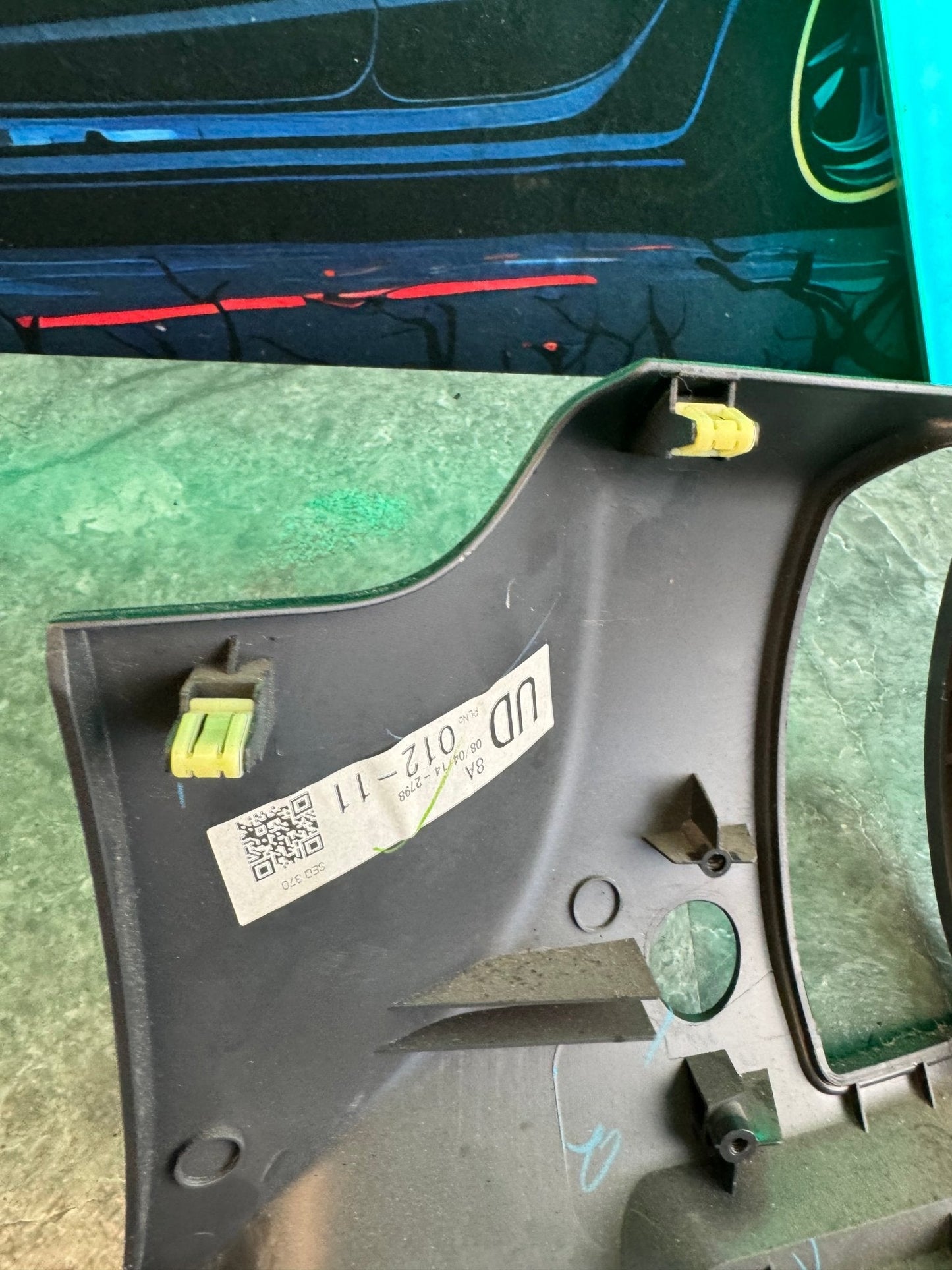 2008-2014 Subaru WRX STi OEM Driver Dash Kick Panel Trim Under Steering Column