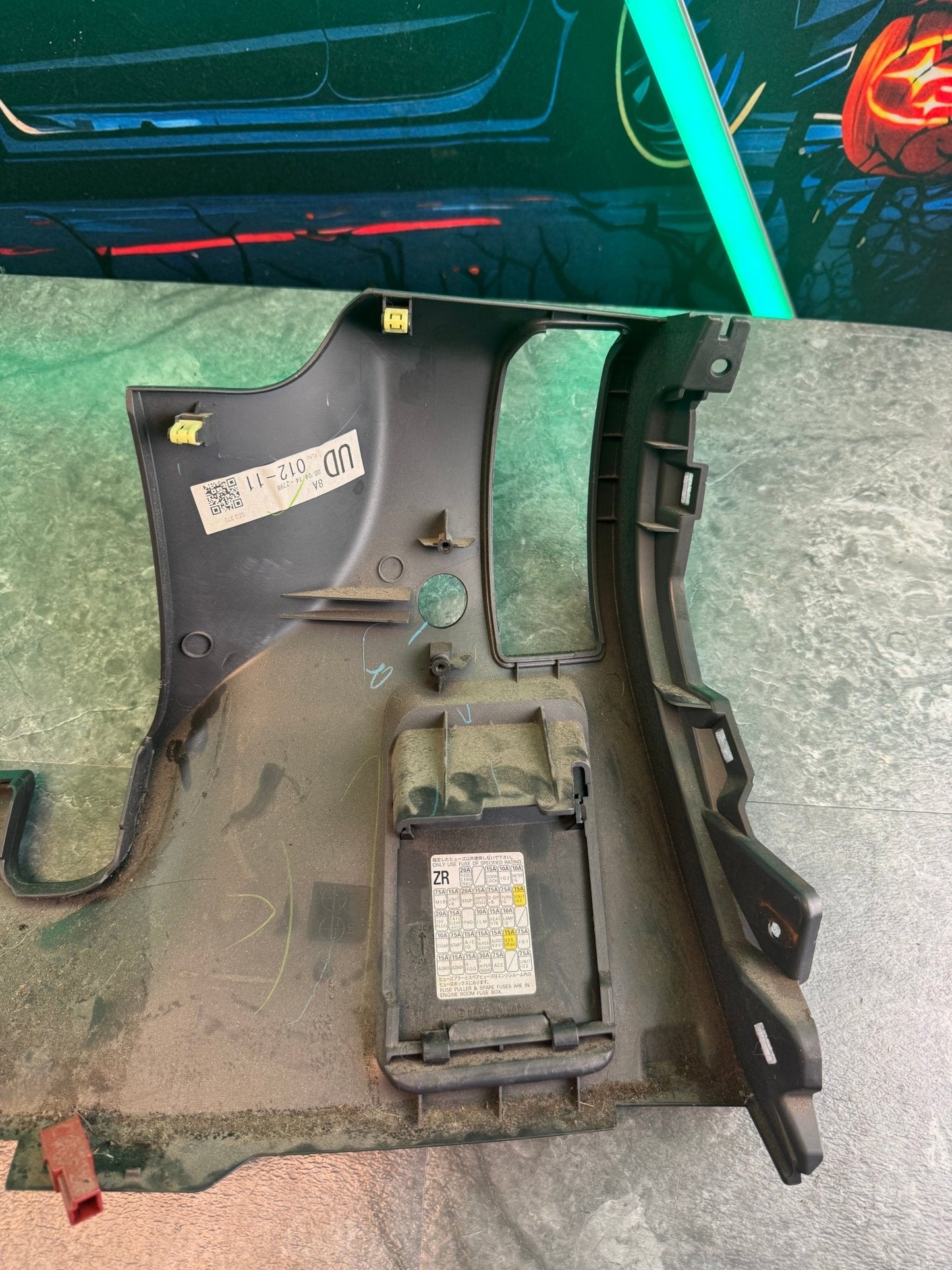 2008-2014 Subaru WRX STi OEM Driver Dash Kick Panel Trim Under Steering Column