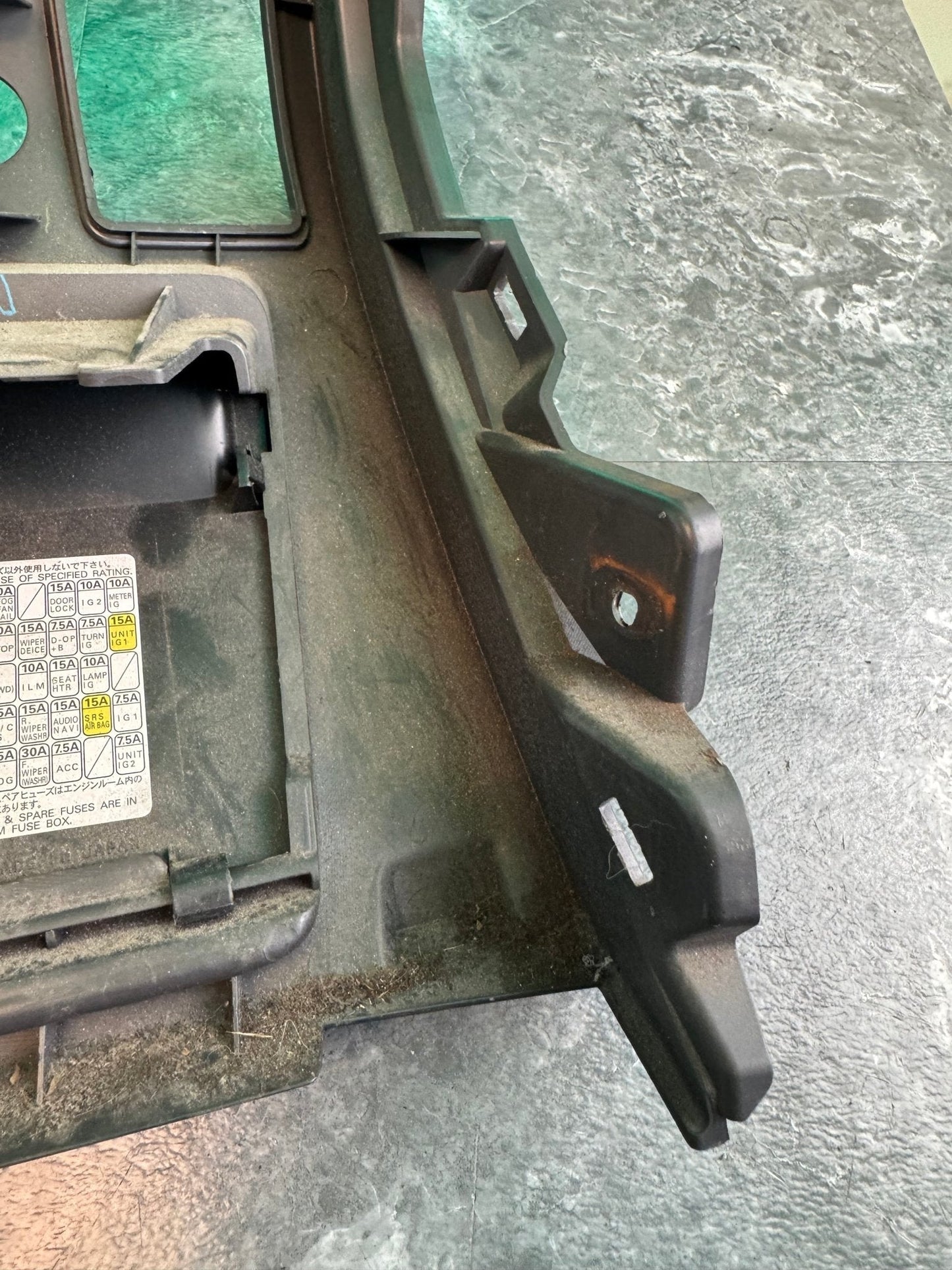 2008-2014 Subaru WRX STi OEM Driver Dash Kick Panel Trim Under Steering Column