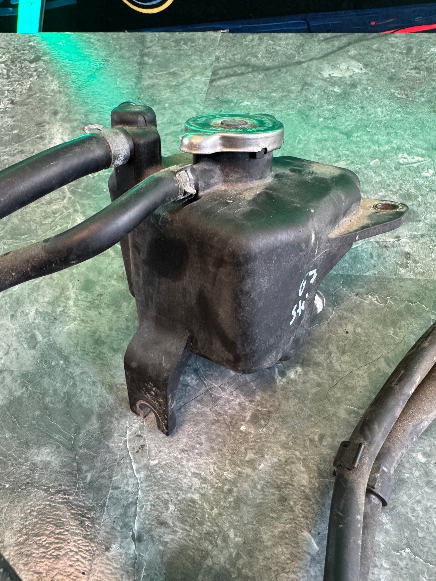 2002-2007 Subaru Impreza WRX STi OEM Coolant Reservoir Expansion Tank With Hoses