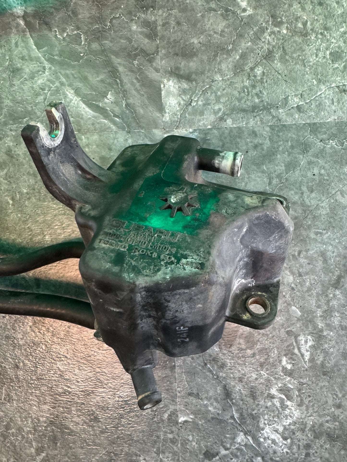 2002-2007 Subaru Impreza WRX STi OEM Coolant Reservoir Expansion Tank With Hoses