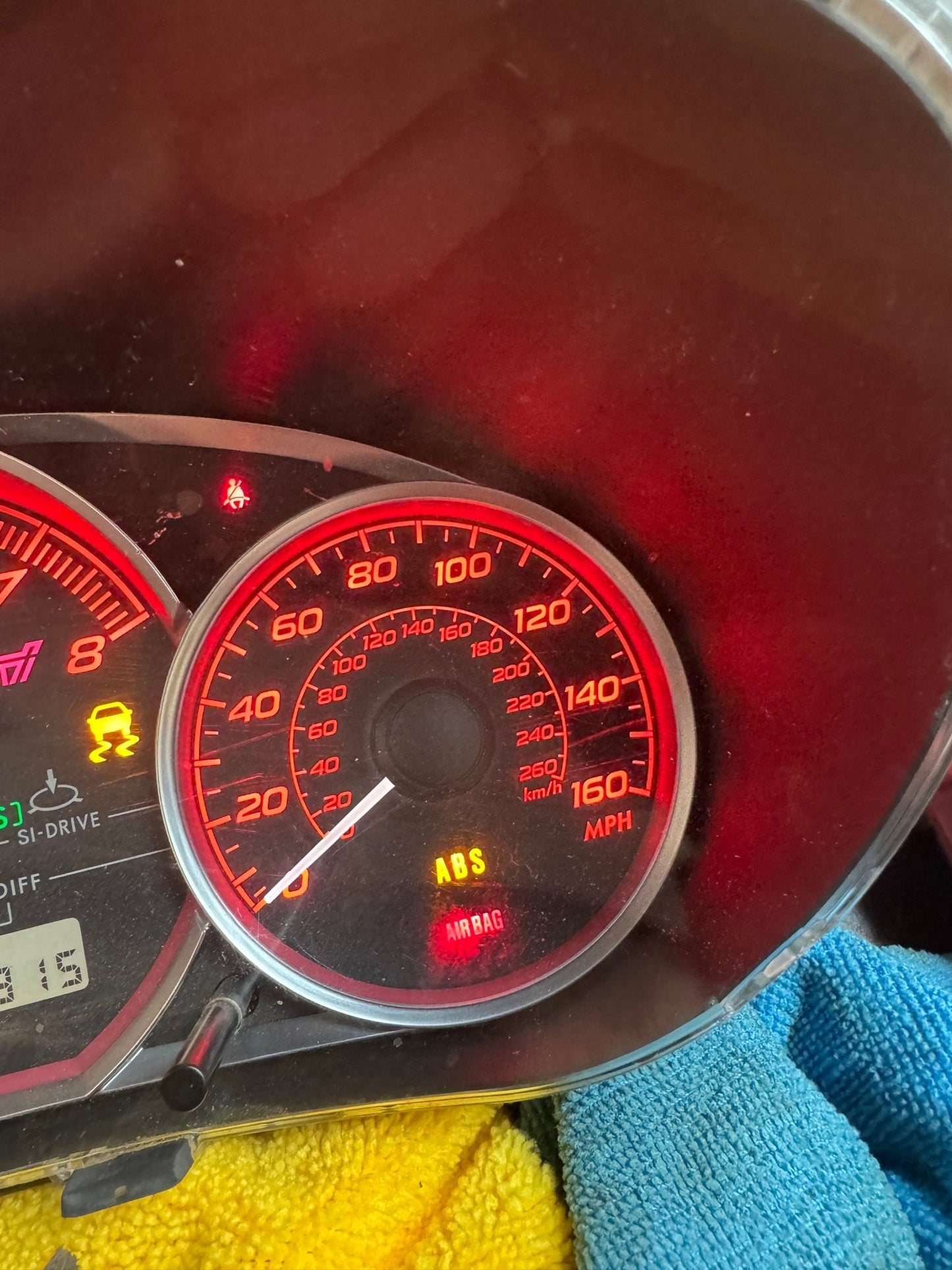 2008-2014 Subaru STi OEM Instrument Gauge Cluster Tested 162k