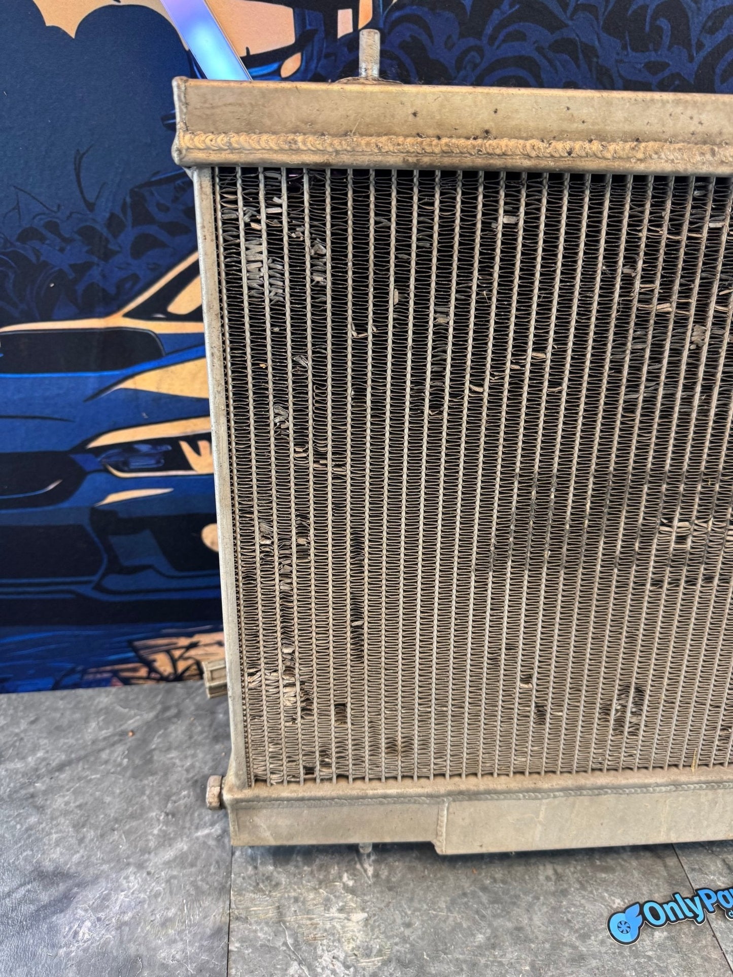 2001-2007 Subaru WRX STi Mishimoto All Aluminum Radiator Assembly With OEM Fan Shroud