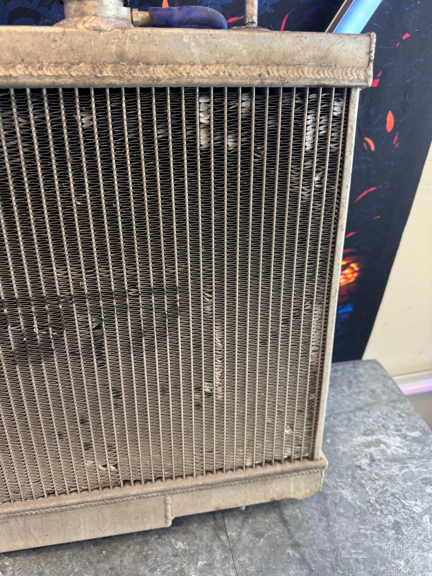 2001-2007 Subaru WRX STi Mishimoto All Aluminum Radiator Assembly With OEM Fan Shroud