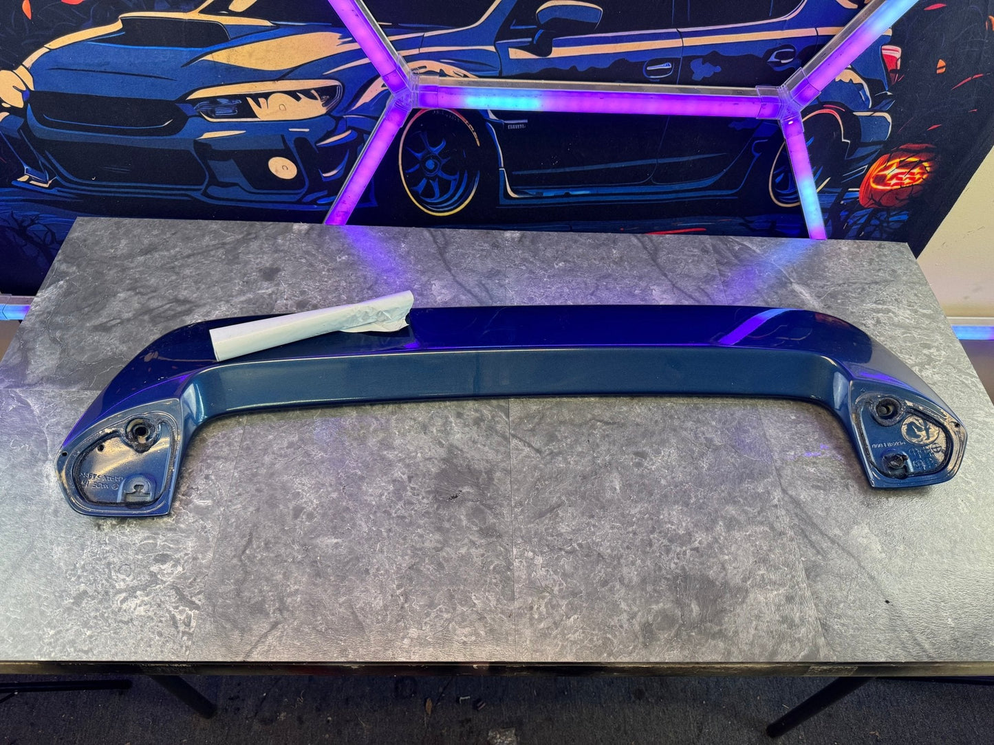 2002-2007 Subaru WRX OEM Wagon Spoiler Wing Assembly Custom Painted (Strut Wall)