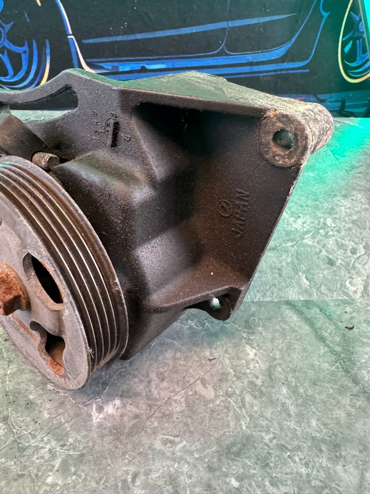 2004-2007 Subaru Impreza WRX STi OEM Power Steering Pump Mount