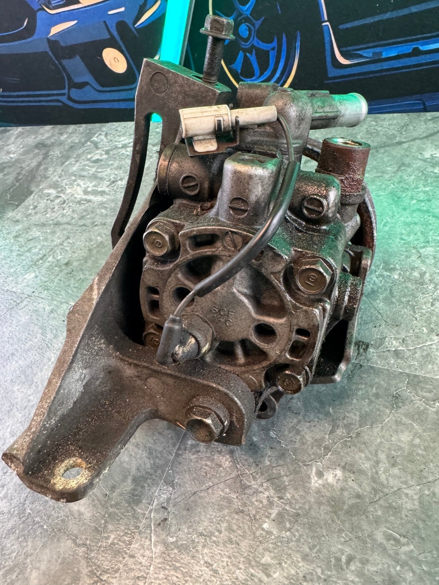 2004-2007 Subaru Impreza WRX STi OEM Power Steering Pump Mount