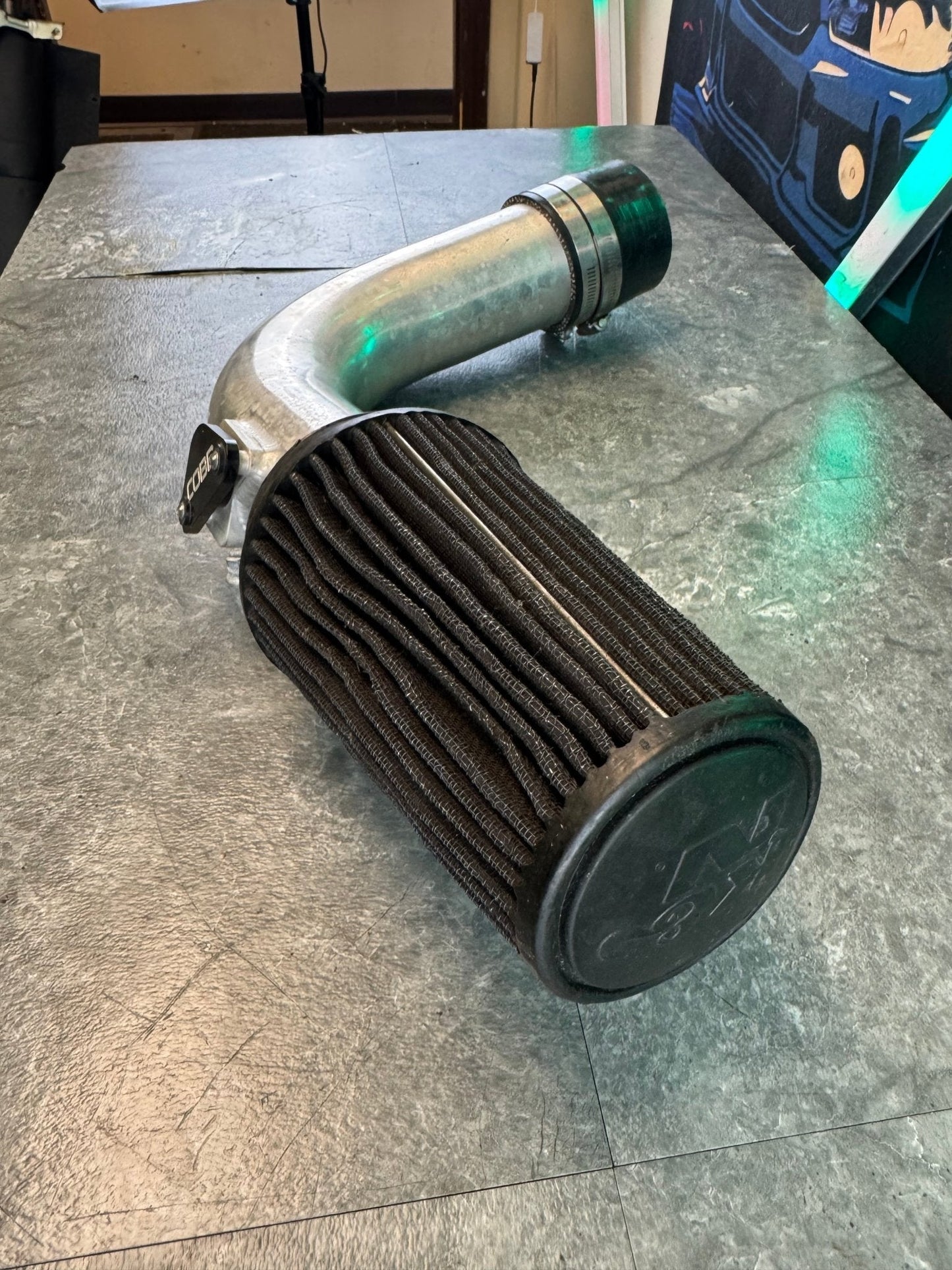 Subaru Cold Air Intake With Filter 3 Inch Inlet With Cobb MAF Block Off Plate