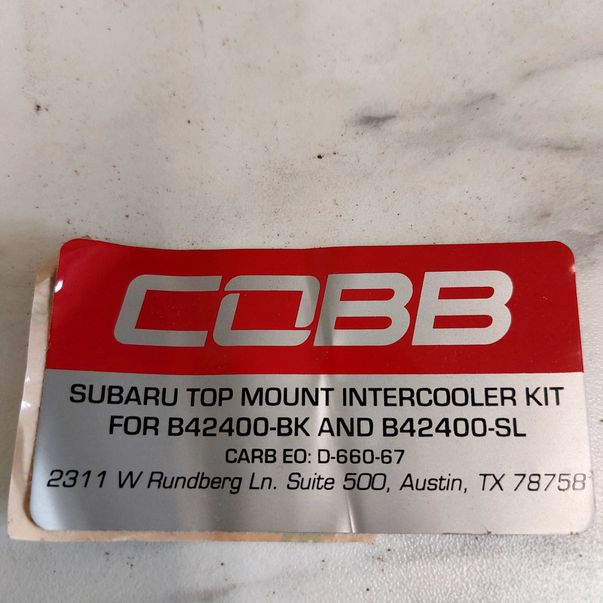 Cobb Sticker
