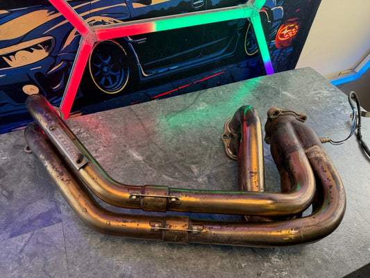 TOMEI UELH unequal length header 3 bolt SUBARU STi & WRX EJ257 EJ255 turbo exhaust manifold