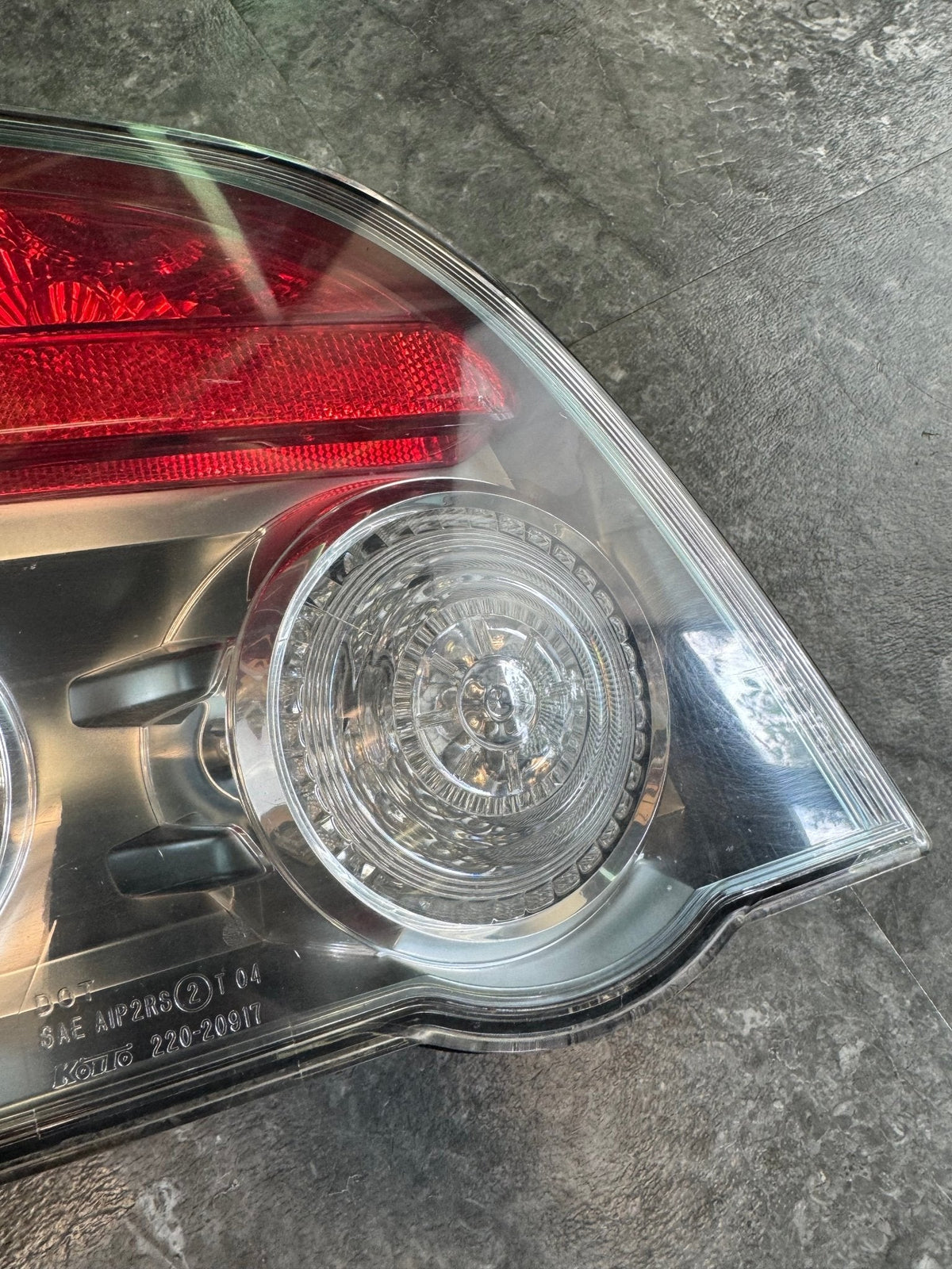 2006-2007 Subaru WRX STi OEM Rear Driver Side Tail Light Assembly Sedan