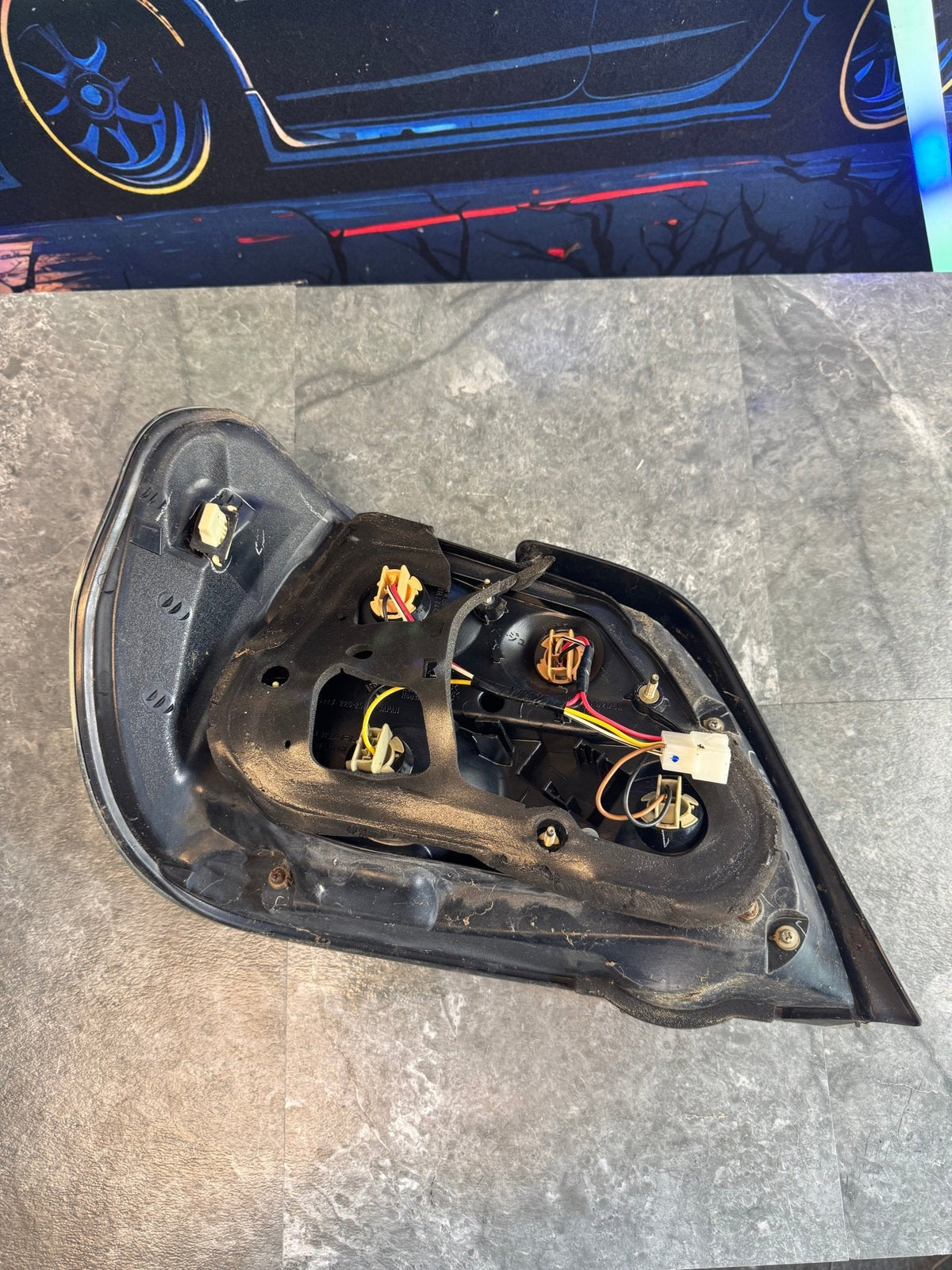 2006-2007 Subaru WRX STi OEM Rear Passenger Side Tail Light Assembly Sedan