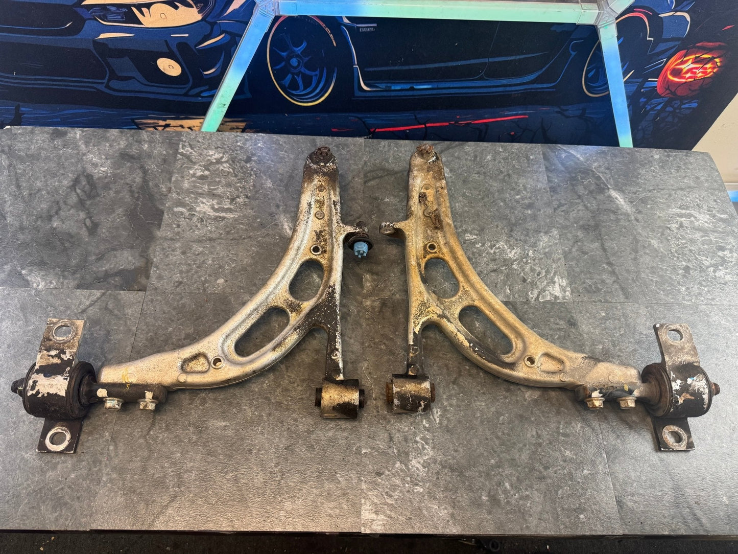 2004-2006 Subaru WRX STi OEM Aluminum Control Arms Pair Set Of 2