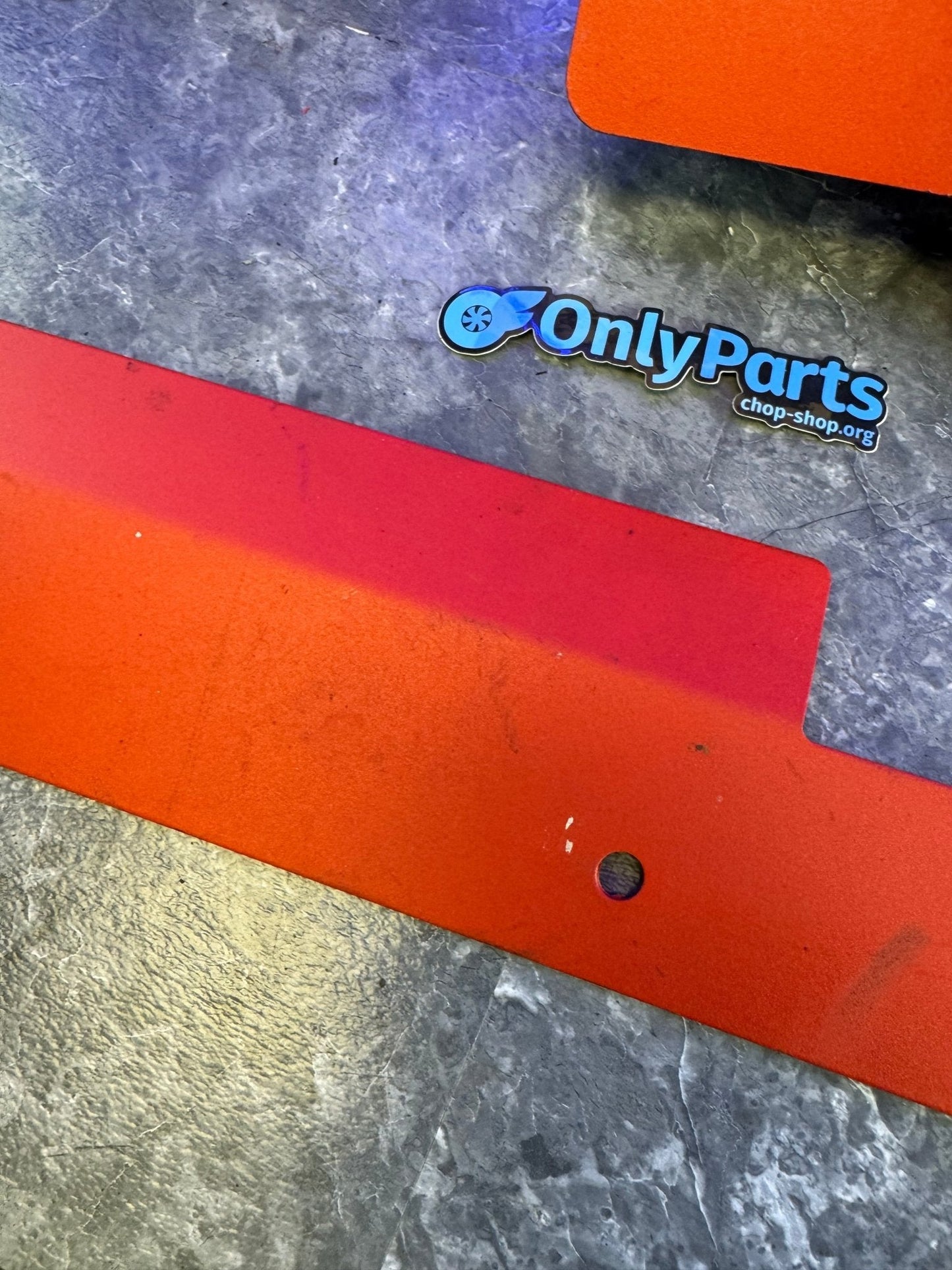 2002-2007 WRX / 2004-2007 STi Radiator Shroud And Alternator Belt Cover Kit Pair RED