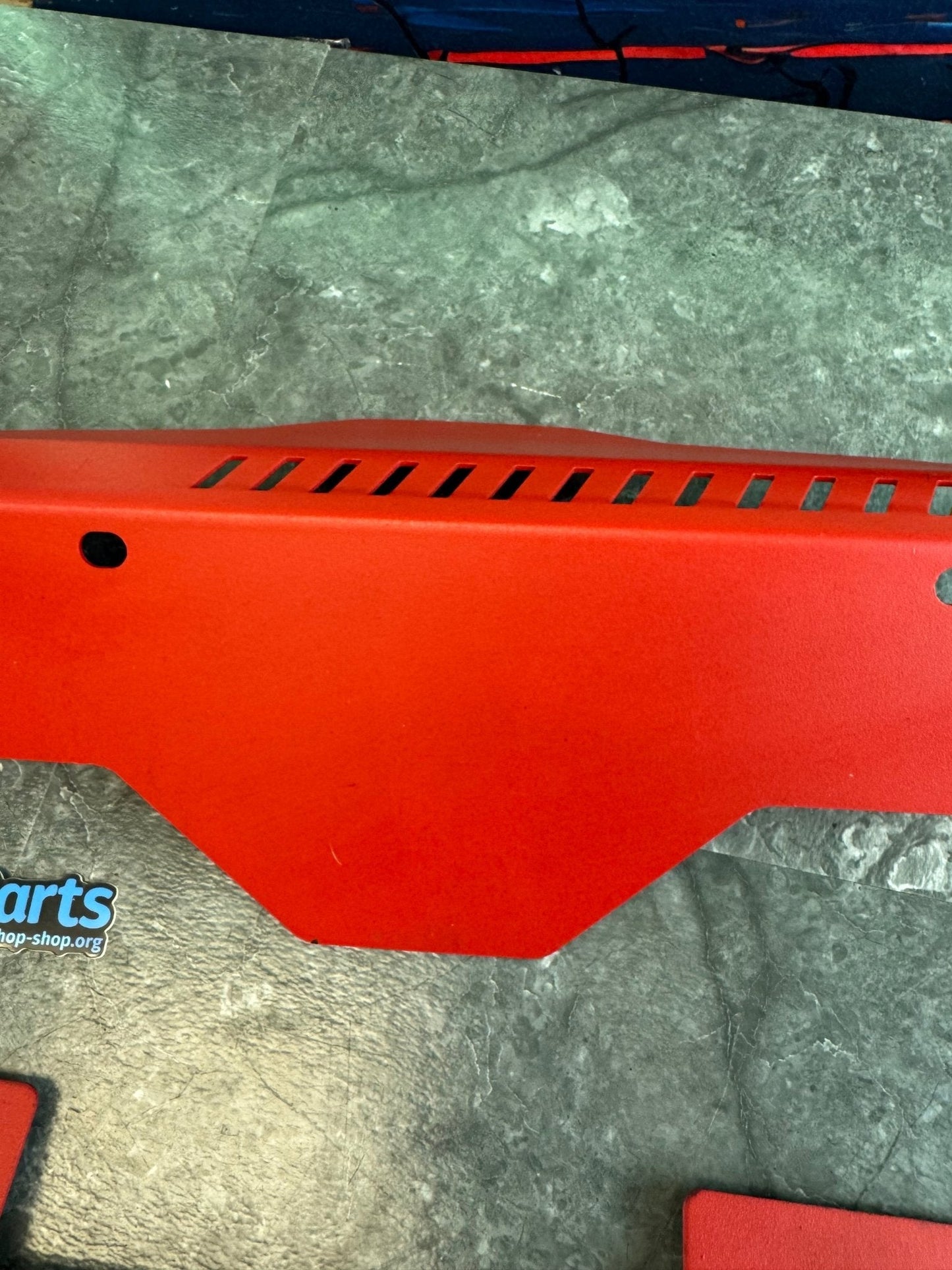 2002-2007 WRX / 2004-2007 STi Radiator Shroud And Alternator Belt Cover Kit Pair RED