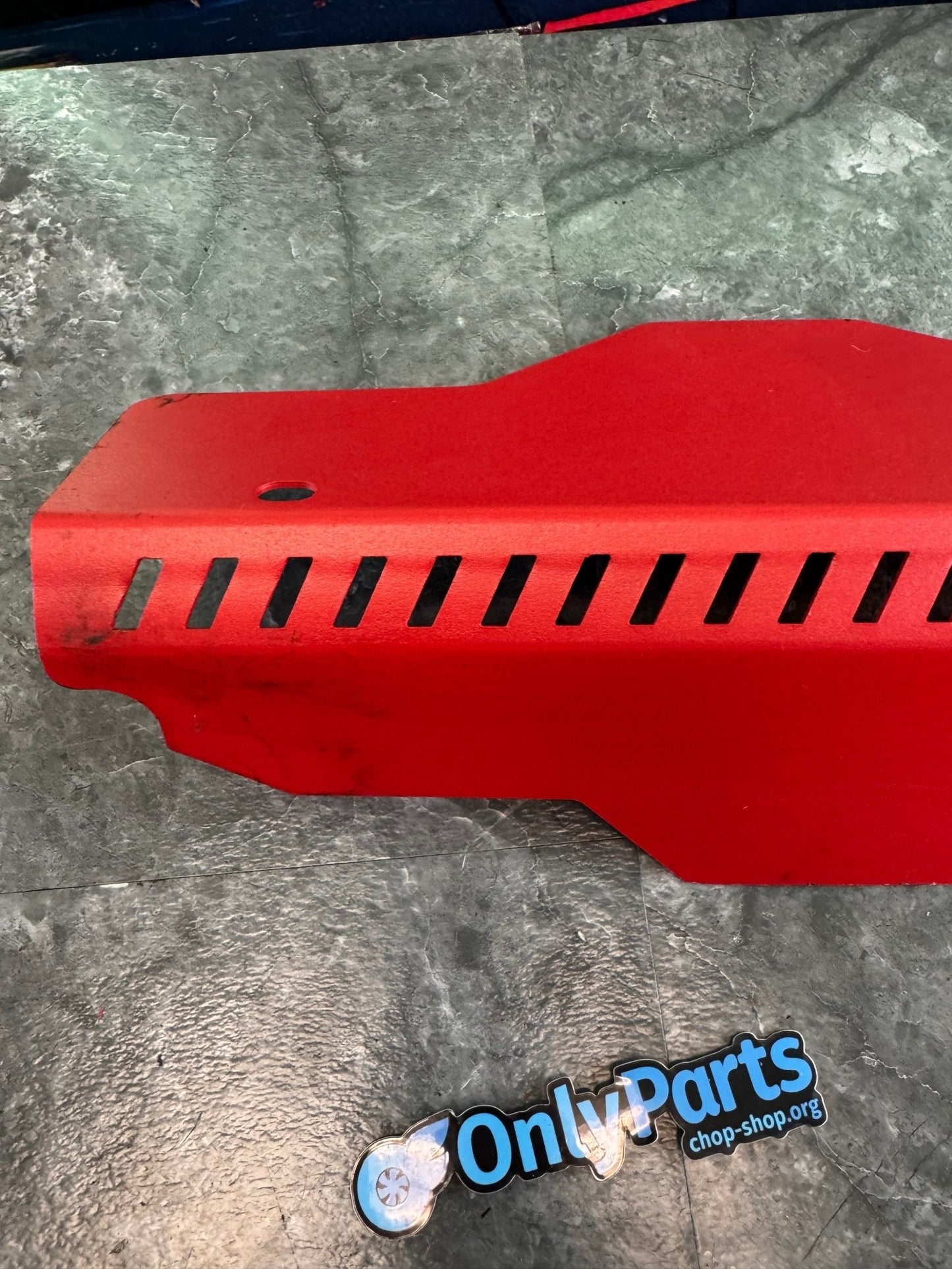 2002-2007 WRX / 2004-2007 STi Radiator Shroud And Alternator Belt Cover Kit Pair RED