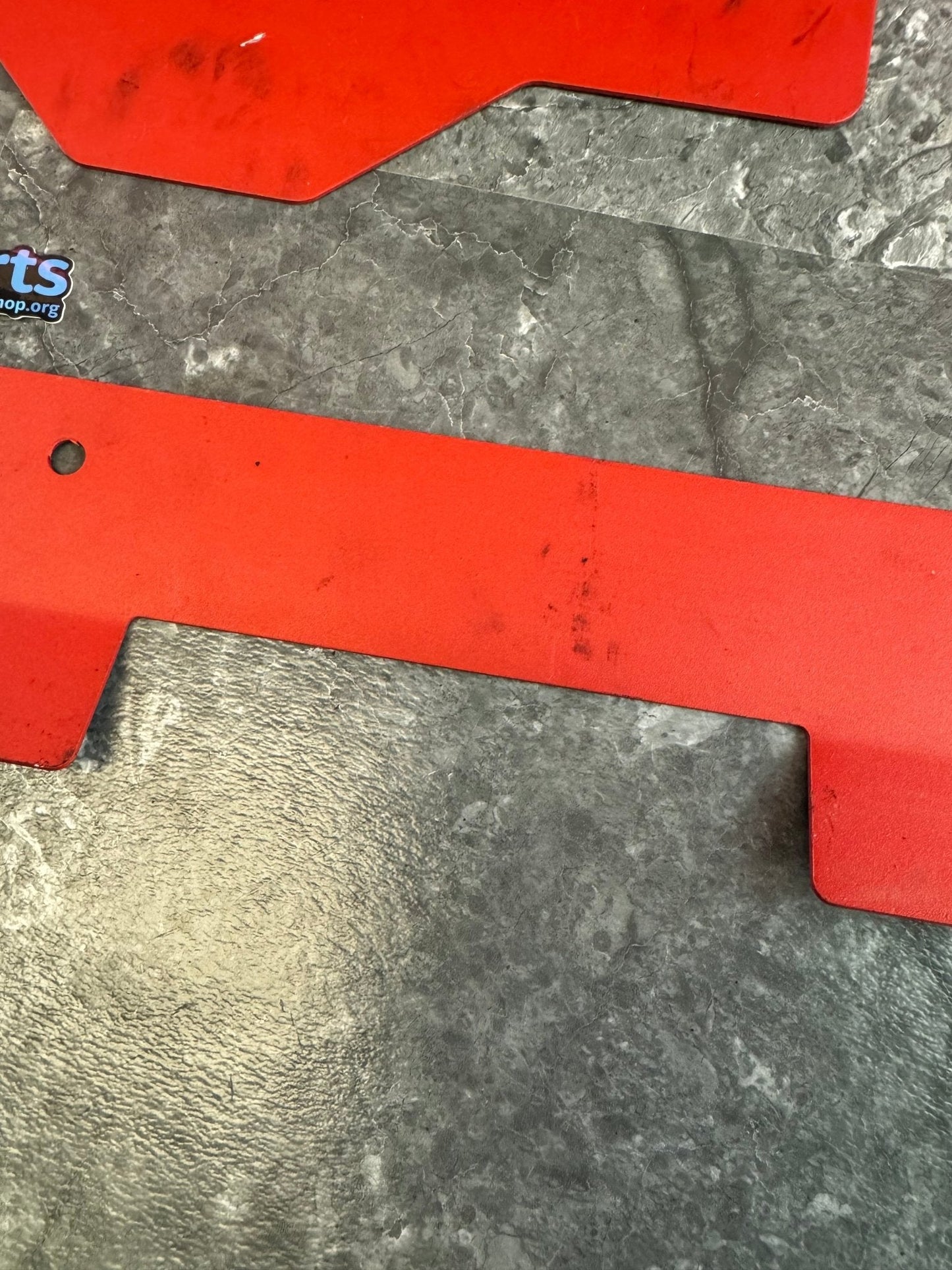 2002-2007 WRX / 2004-2007 STi Radiator Shroud And Alternator Belt Cover Kit Pair RED