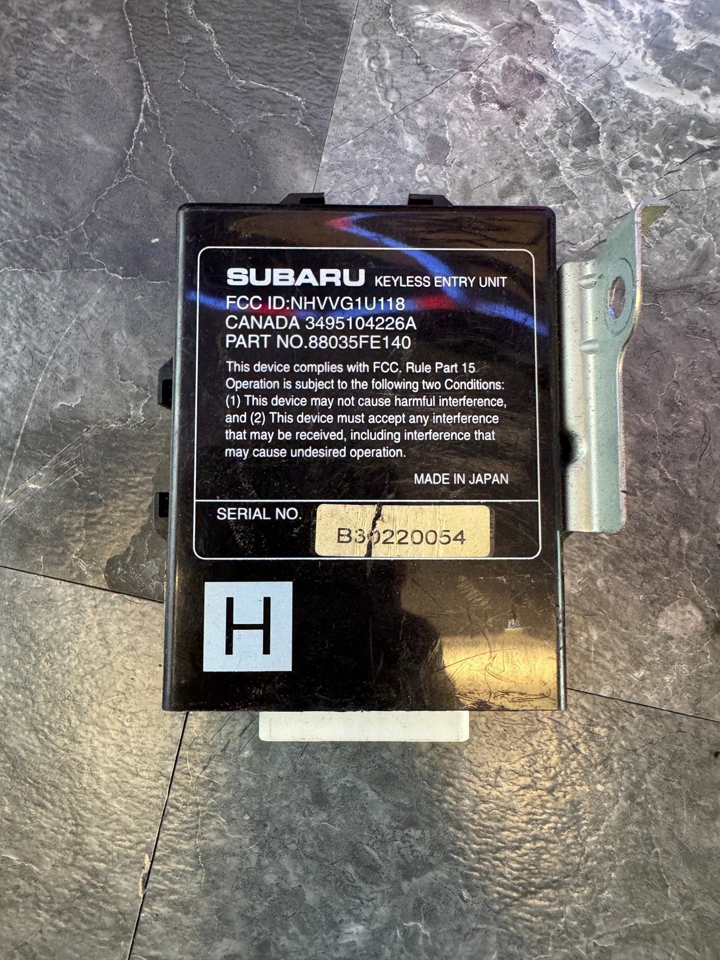 2002 Subaru WRX Bulkhead Wiring Relays And Fuse Box Kit Dash Wiring Bulkhead