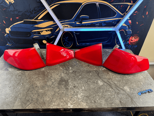 2008-2014 Subaru WRX STi Hatch Wagon Tail Light Assembly Set Custom Sprayed