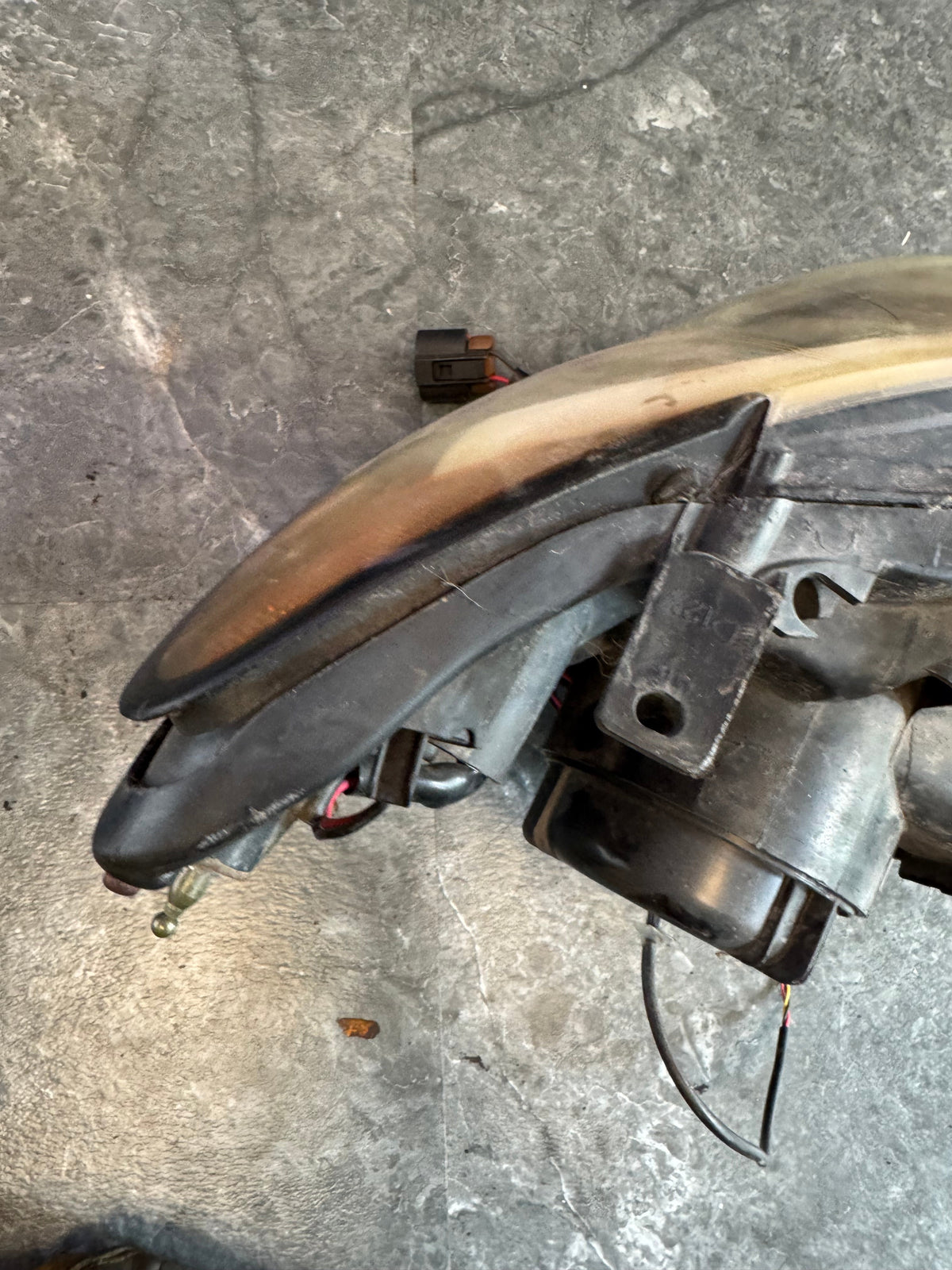 2006-2007 Subaru Impreza WRX OEM Custom Headlights Pair Driver Passenger Side Incomplete