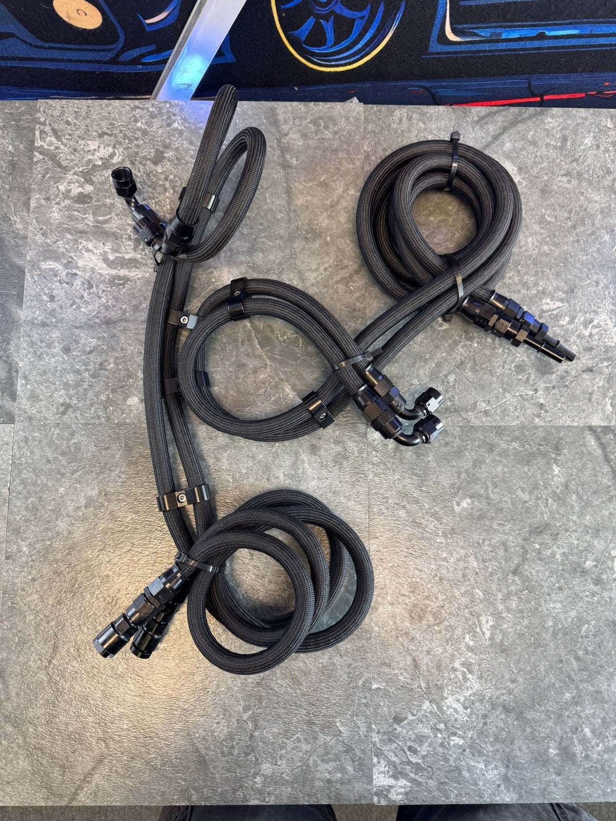 2015-2021 Subaru STi Under Car Shielded Fuel Lines Used With Surge Tank