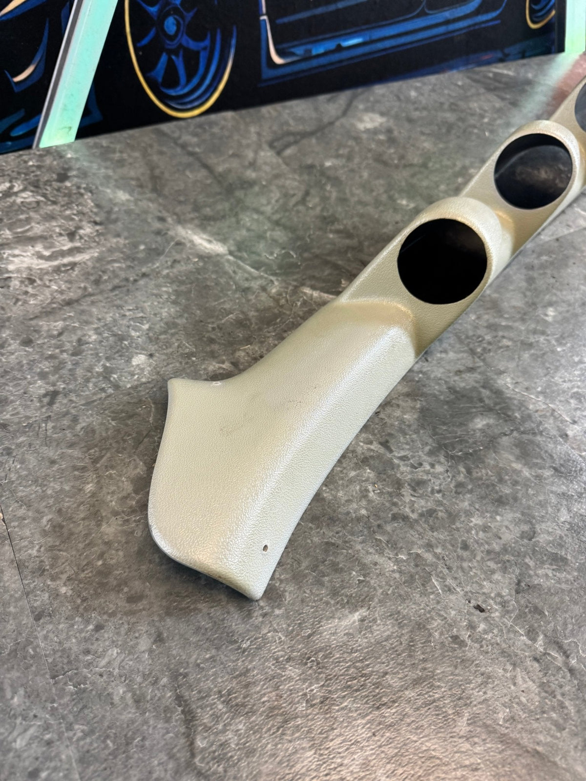 2002-2007 Subaru Impreza WRX STi A-Pillar Triple Gauge Pod LH Pillar Trim Tan
