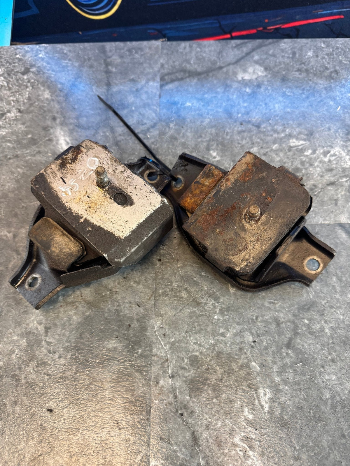 2002-2021 Subaru WRX STi OEM Engine Mount Set With Plates Brackets