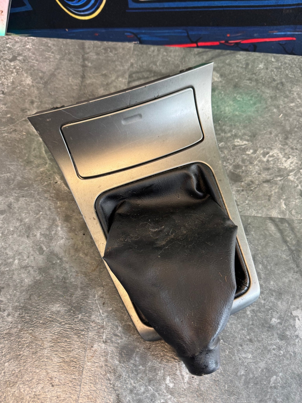 2005-2007 Subaru WRX OEM Center Console Shifter Trim Boot Bezel Surround Trim Manual Transmission
