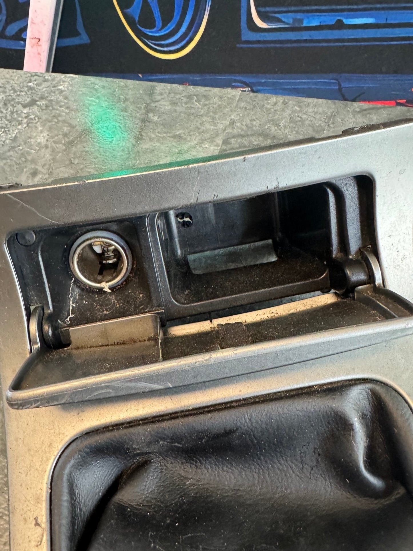 2005-2007 Subaru WRX OEM Center Console Shifter Trim Boot Bezel Surround Trim Manual Transmission