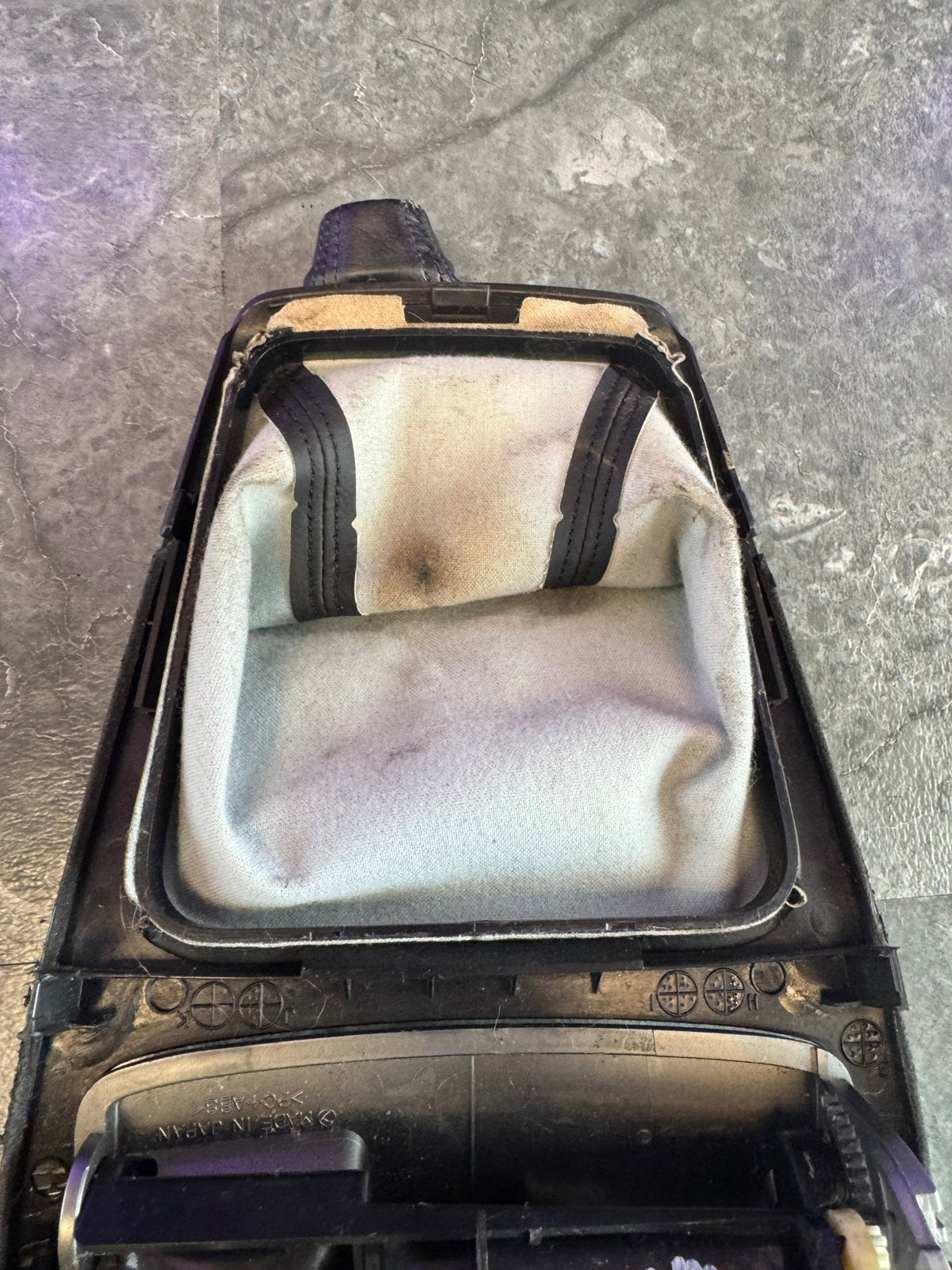 2005-2007 Subaru WRX OEM Center Console Shifter Trim Boot Bezel Surround Trim Manual Transmission