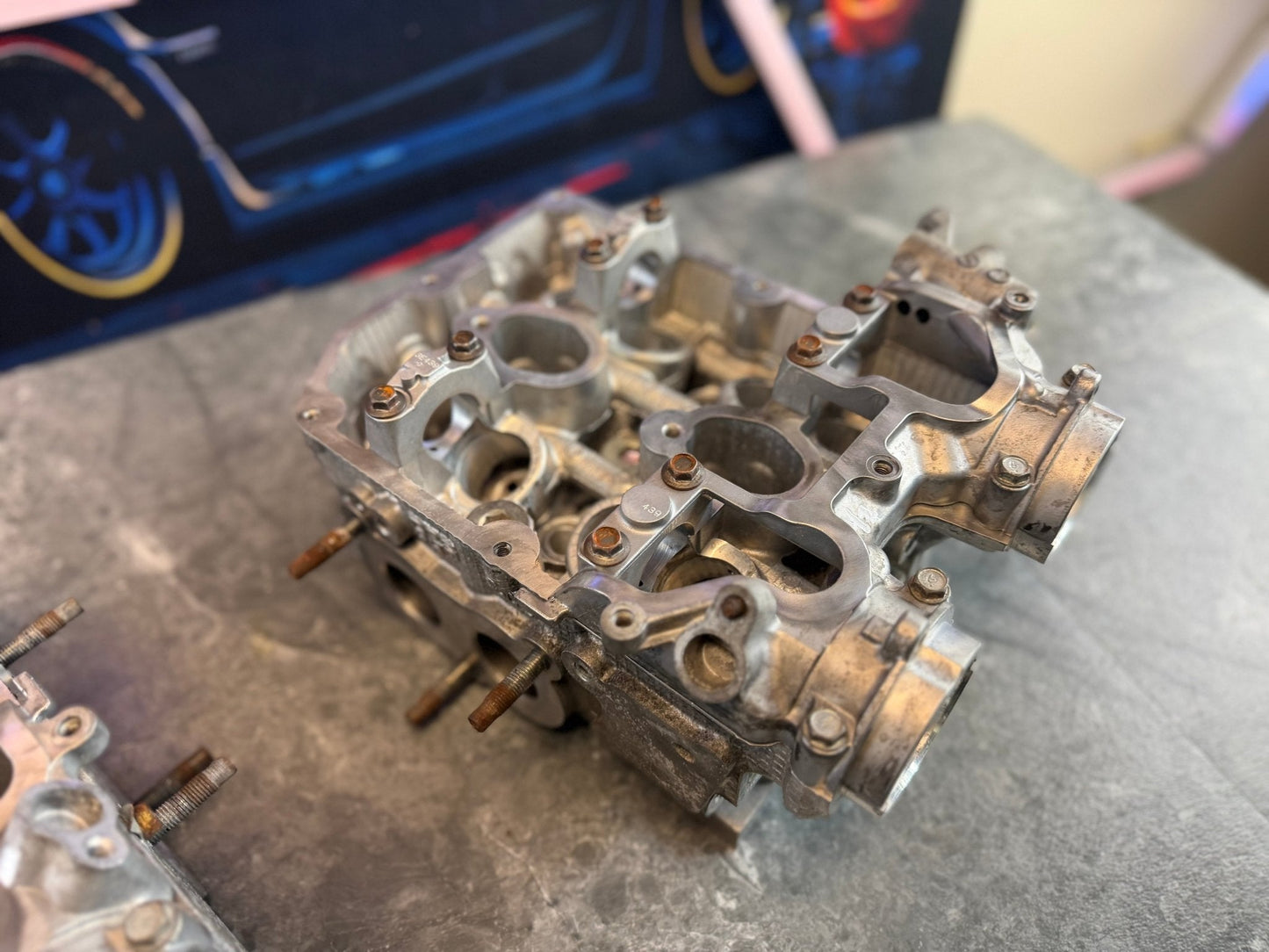 D25 Subaru wrx & STi single avcs SAVCS cylinder heads BLANKS cases empty head 1/2” drilled outfront Motorsports