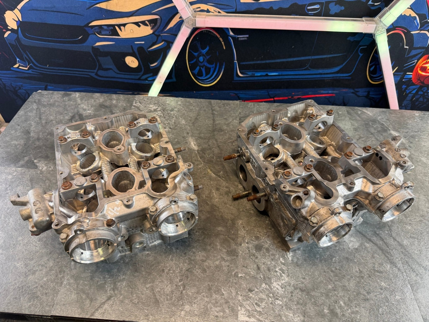D25 Subaru wrx & STi single avcs SAVCS cylinder heads BLANKS cases empty head 1/2” drilled outfront Motorsports