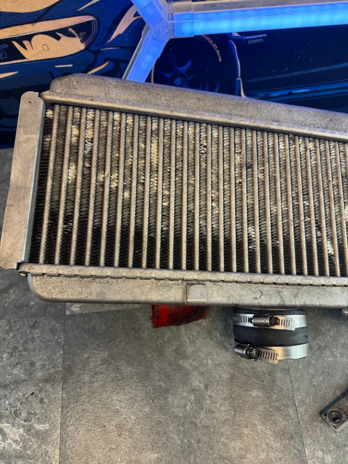 2015-2021 Subaru Impreza WRX STI OEM Top Mount Intercooler Assembly TMIC With Bracket For 02-07