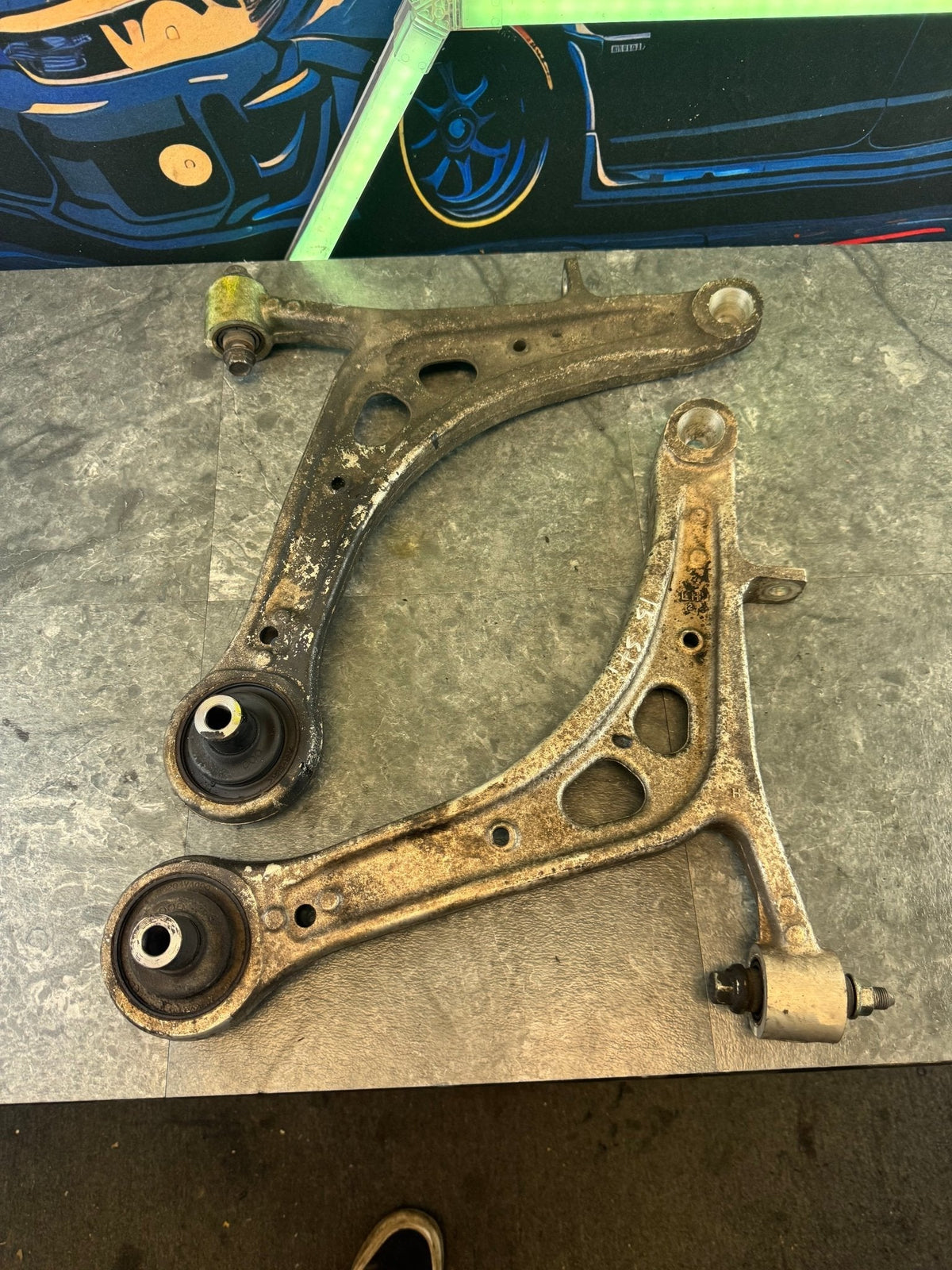 2015-2021 Subaru WRX STi OEM & Front Lower Aluminum Control Arms LCA Set