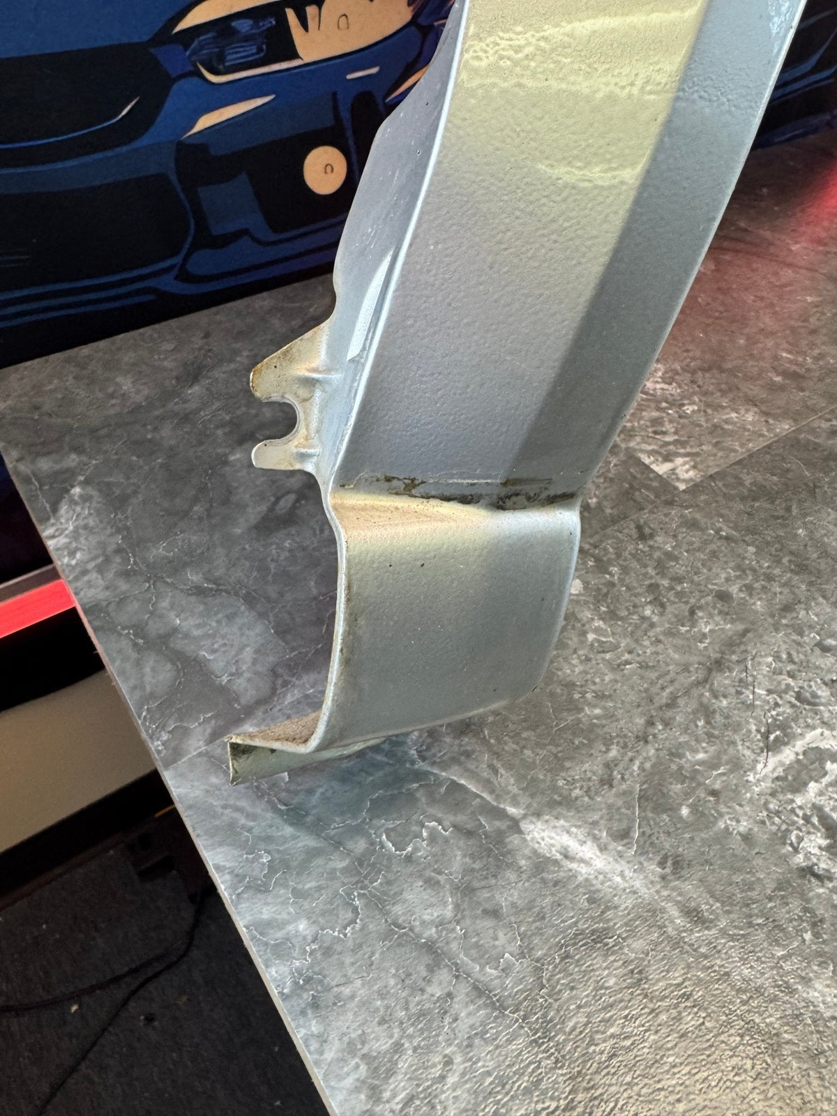 2004-2005 Subaru WRX STi PSM Platinum Silver Metallic OEM Passenger Side Fender