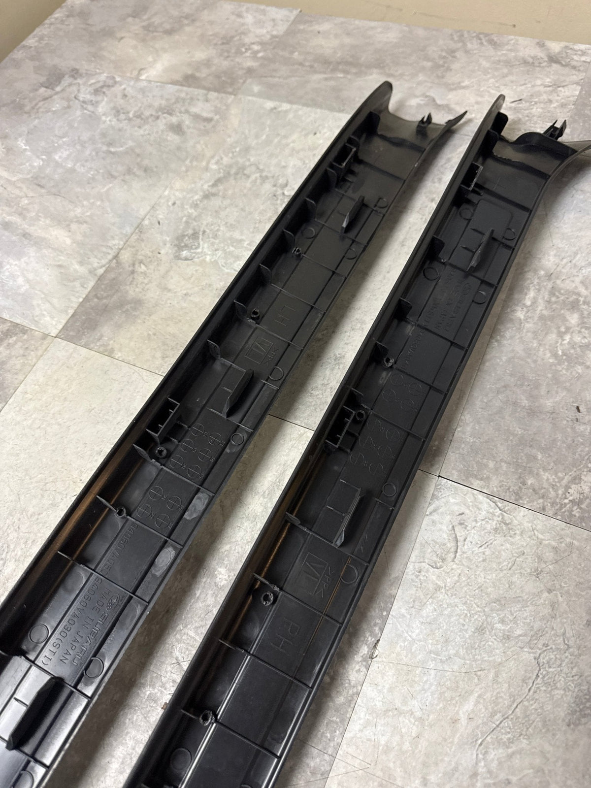 2015-2021 Subaru WRX STi Front OEM Door Sill Trim Set (2)