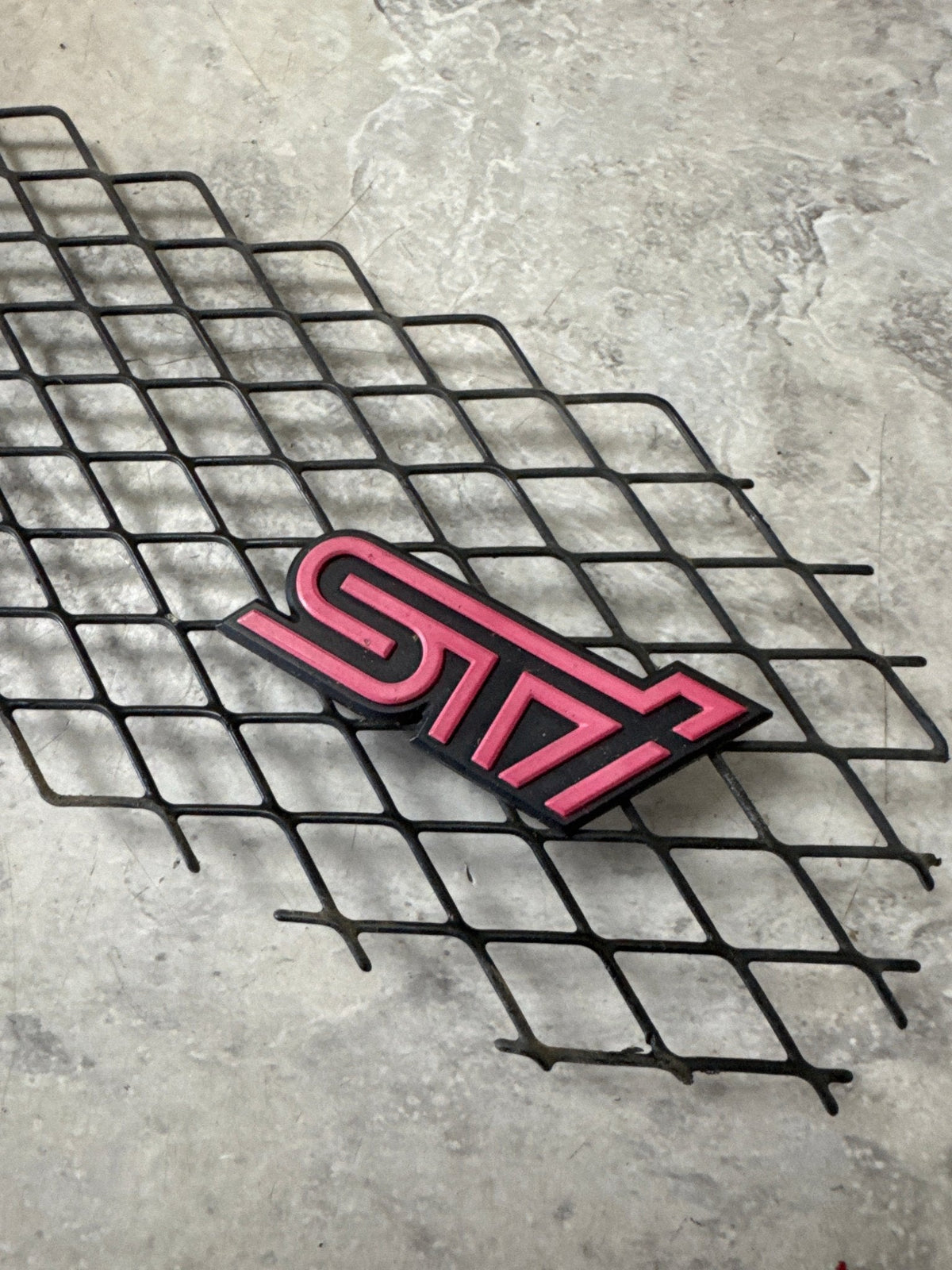 2004-2005 Subaru Impreza WRX STi OEM Grille Mesh w/ Emblem