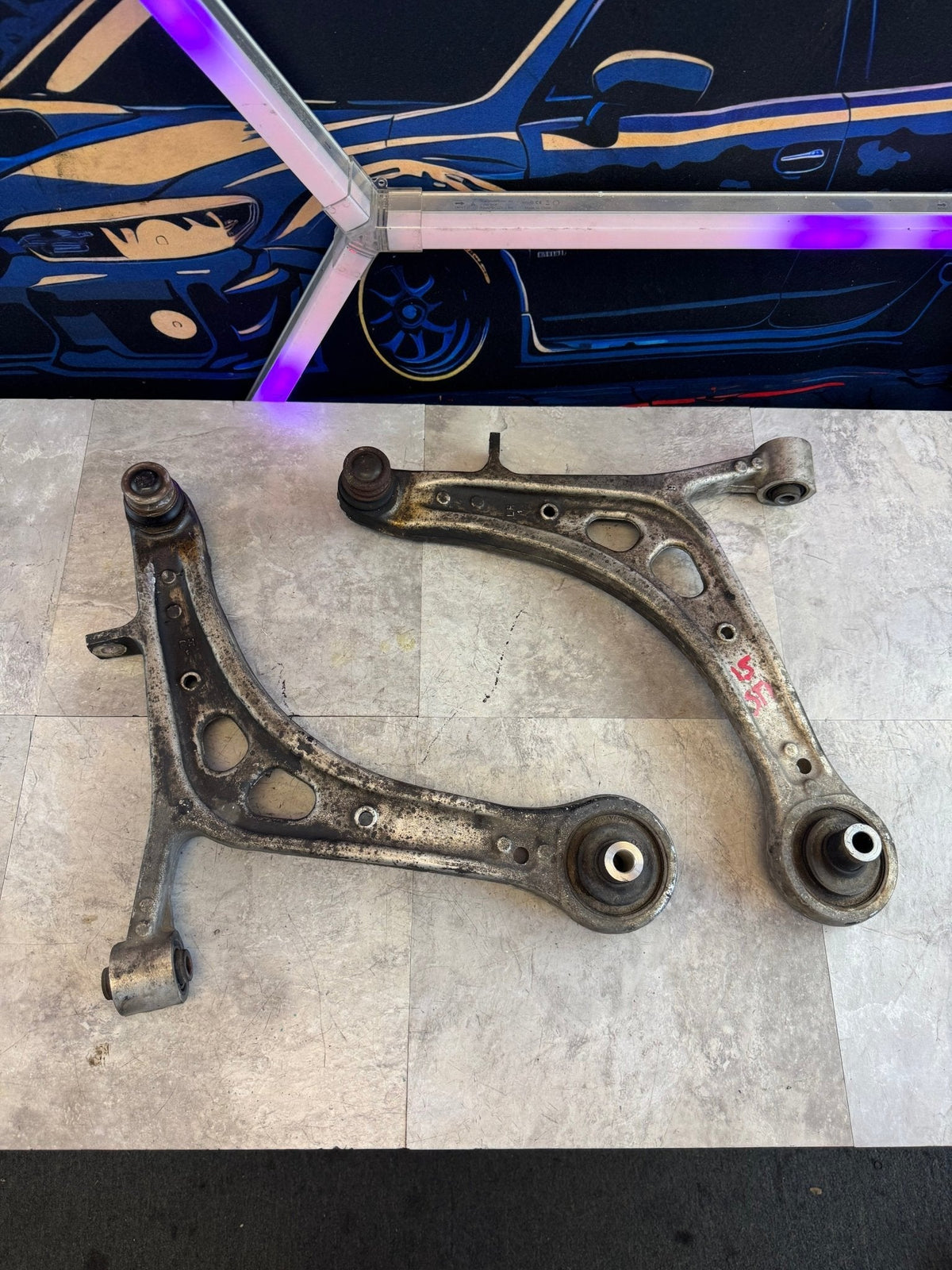 2015-2021 Subaru WRX STi OEM & Front Lower Aluminum Control Arms LCA Set