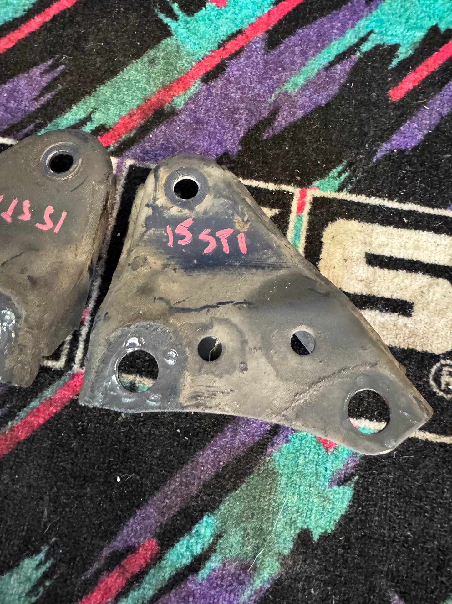 2015-2019 Subaru WRX STi Subframe OEM Bracket LH And LH Side Pair