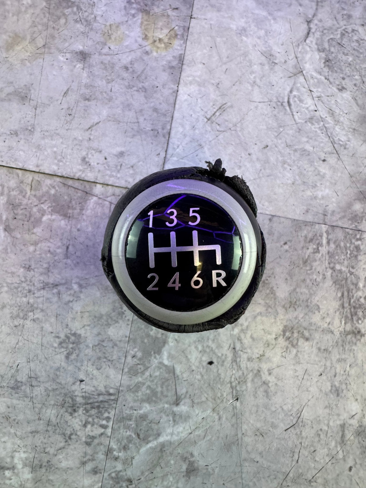 2004-2021 Subaru WRX STi OEM Shift Knob 6MT Manual Transmission Rough Shape