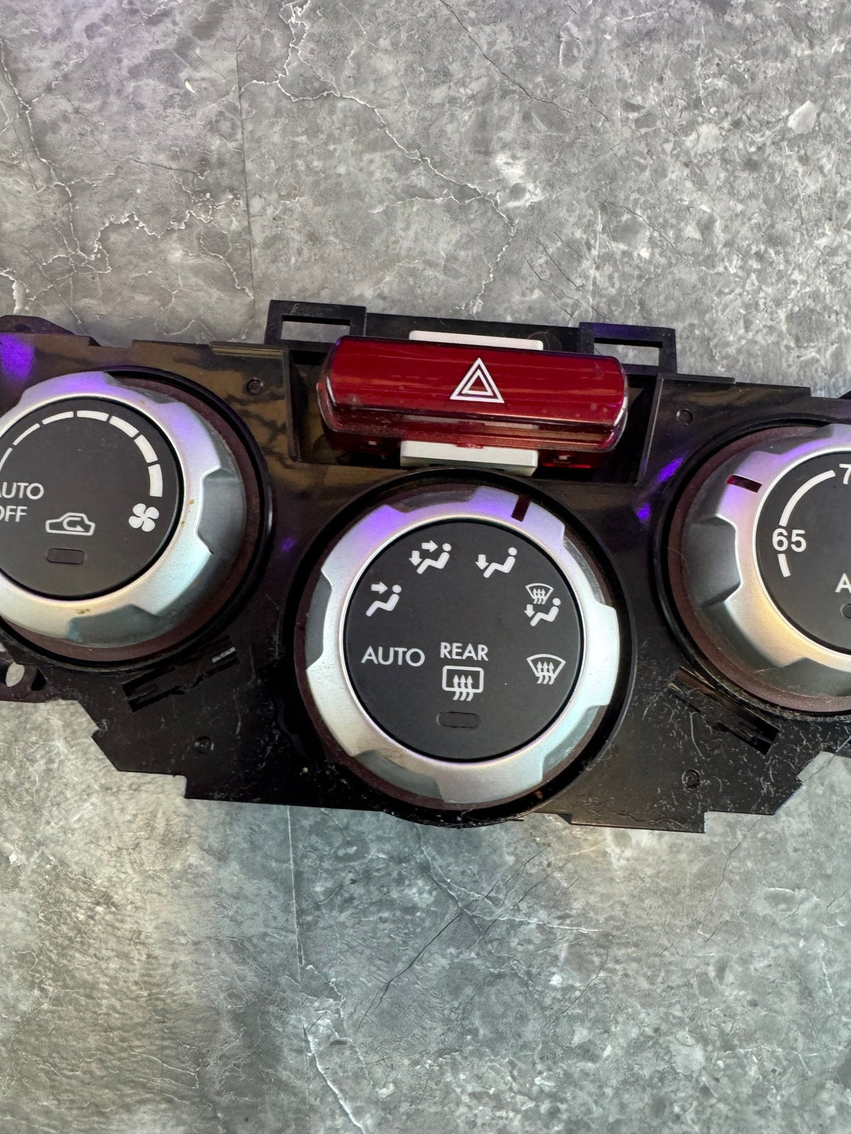 2008-2014 Subaru WRX STi OEM Climate AC Control Switch Panel