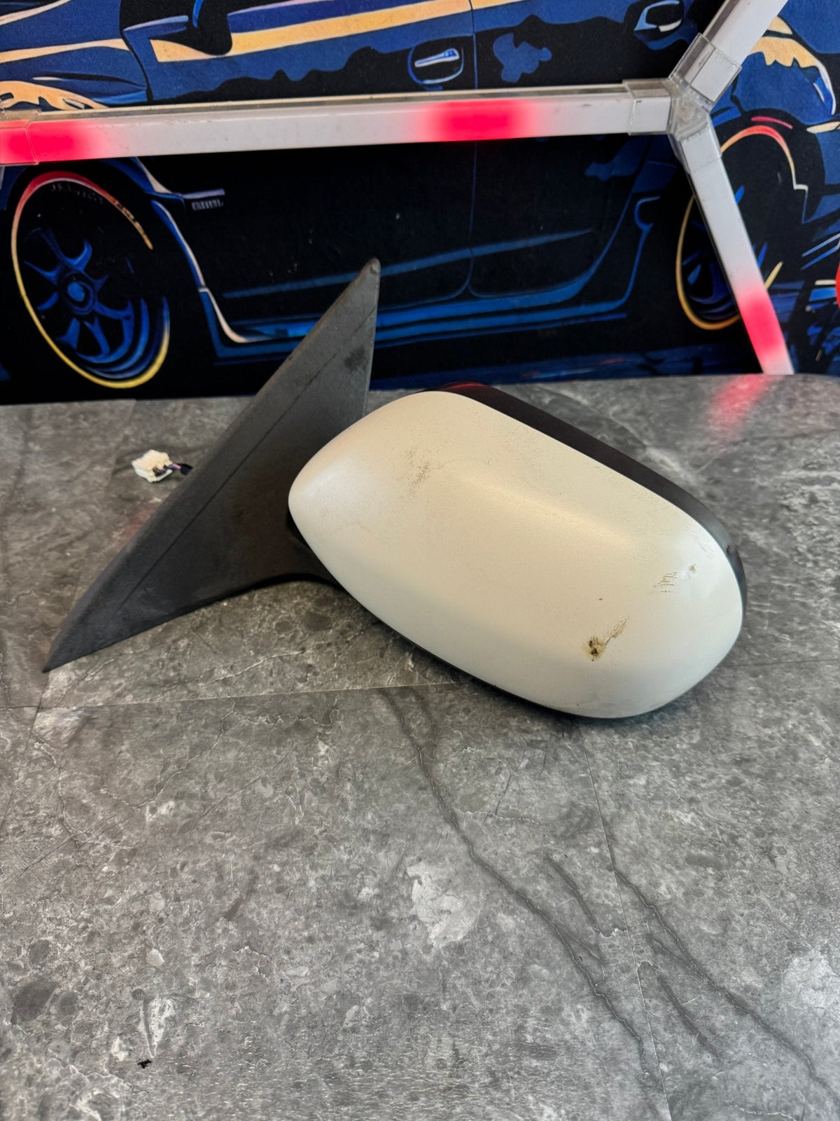 2008-2014 Subaru WRX OEM LH Driver Side Mirror White