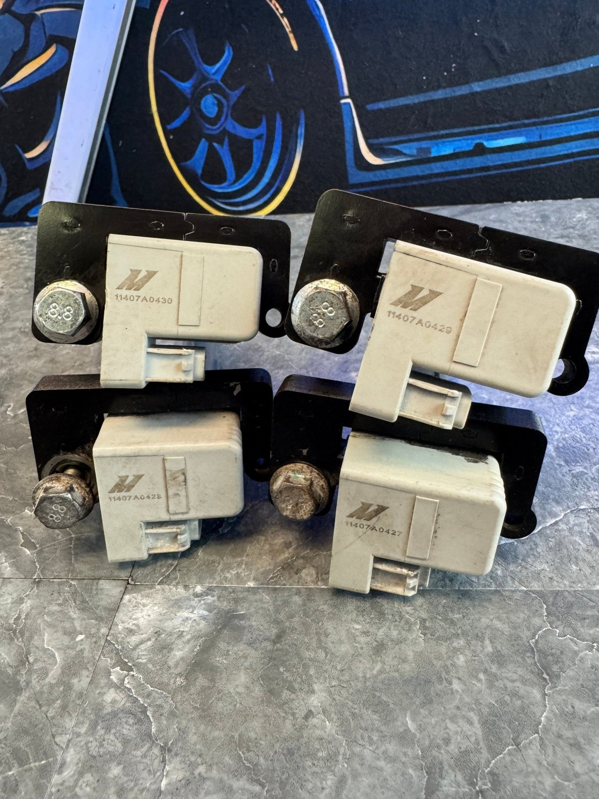 2004-2010 Subaru Impreza WRX STi Aftermarket Mishimoto Coil Packs Set Of 4