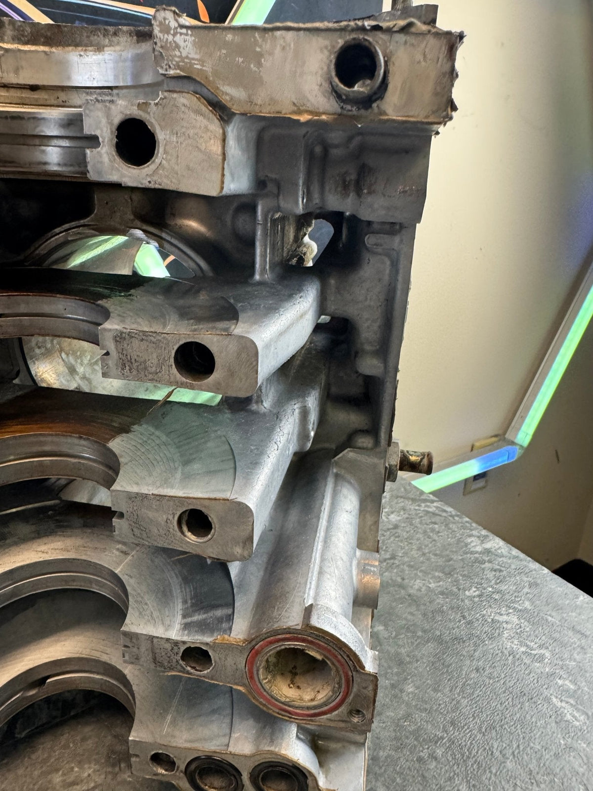 2004-2021 Subaru WRX & STi EJ255 EJ257 EJ 2.5L Engine Block Case Halves Short Block CORE Needs Work