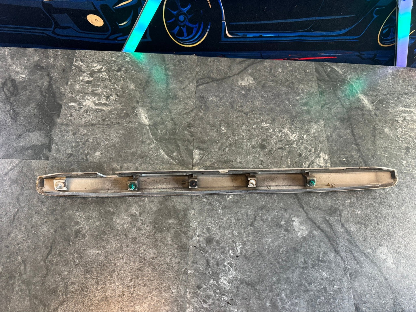 2015-2021 Subaru WRX STi Trunk Lid Garnish Trim License Light Panel White