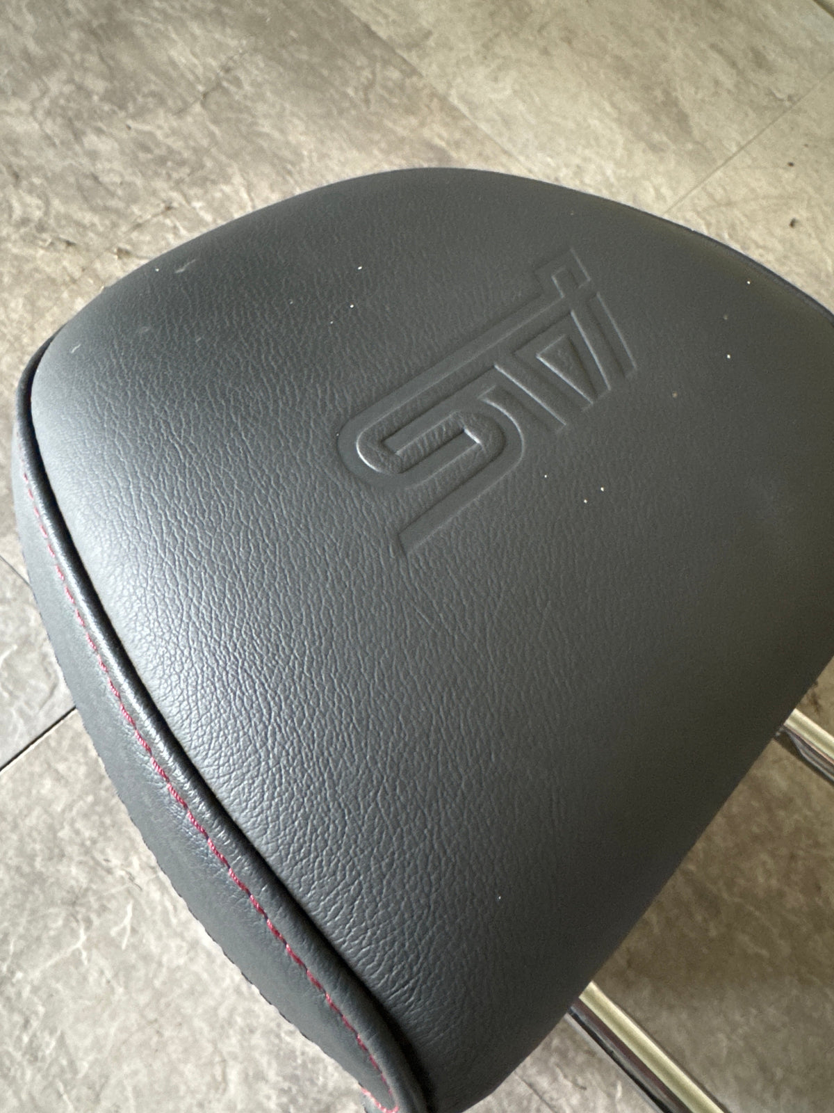2015-2017 Subaru WRX STi Left or Right Front Headrest Leather OEM
