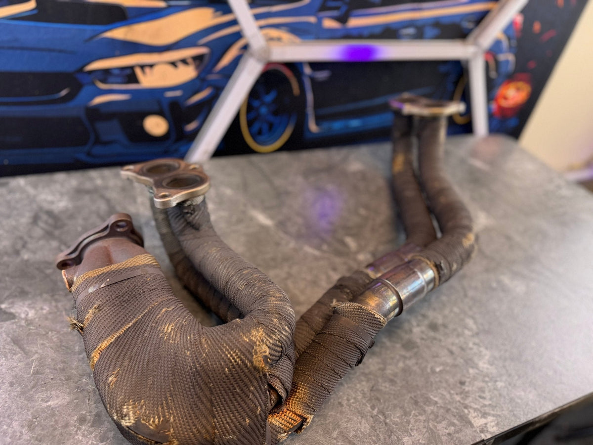 TOMEI UELH unequal length header 3 bolt SUBARU STi & WRX EJ257 EJ255 turbo exhaust manifold