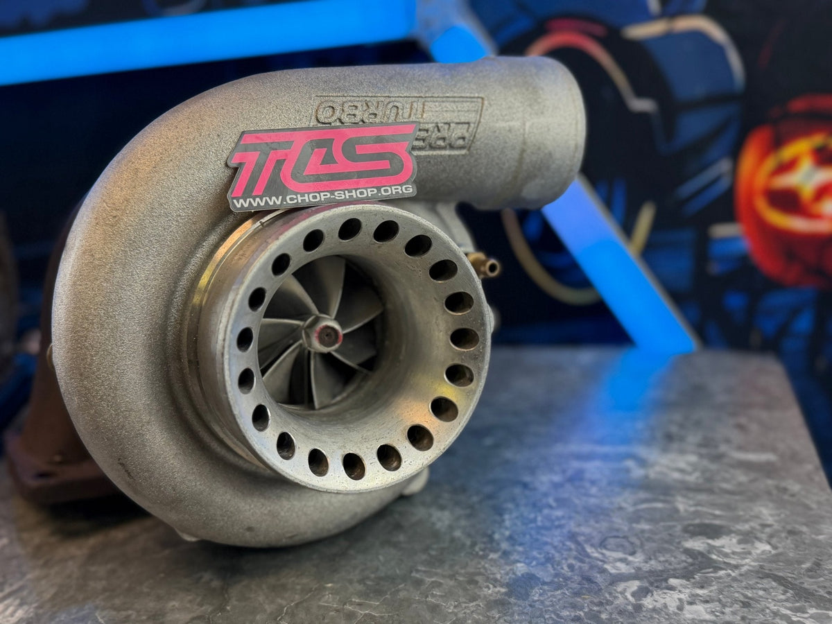 PTE ball bearing 6266 800 HP turbo Subaru wrx & STi t3 4” cover billet gen 2 7 blade compressor wheel