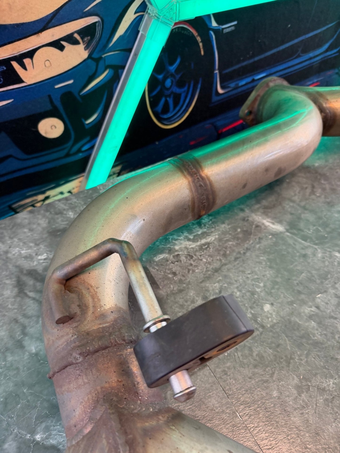CUSTOM 3” catback exhaust system 2008 -2014 Subaru STi wagon hatch back quad tip 4”